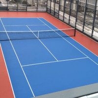 Sơn phủ acrylic tăng cứng nền sàn sân bóng