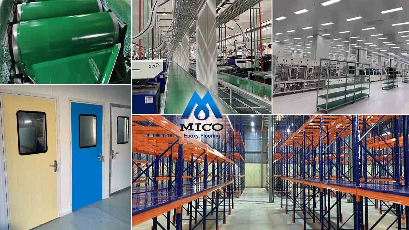 Sơn phủ chống tĩnh điện bề mặt  kim loại sắt, thép, inox,  gỗ, nhựa  ...dùng làm : thiết bị gia dụng và công nghiệp, giá kệ công nghiệp,  khung nhôm định hình....