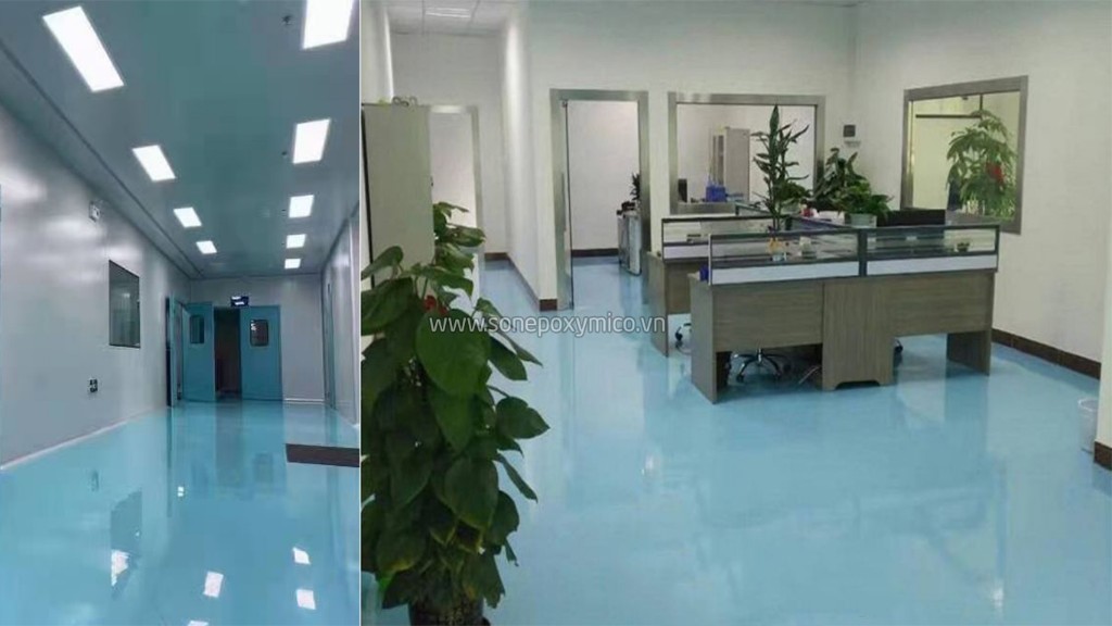 Sơn epoxy,sơn nền sàn văn phòng, sơn nền sàn nhà ở