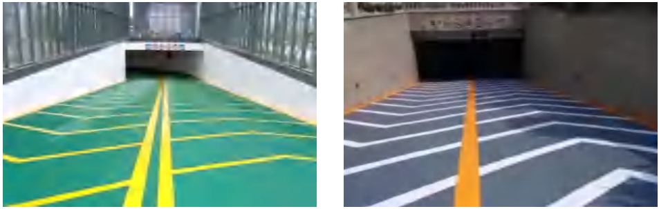 Nền ramp dốc mặt nhám chống trơn trượt