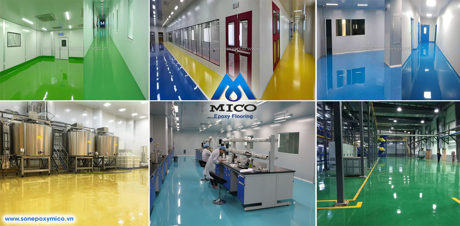 sơn phủ epoxy phun sơn sơn lăn san phẳng 1