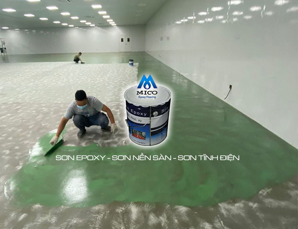 Thi công Sơn lót epoxy nền sàn