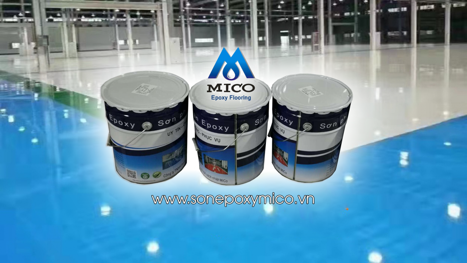 Sơn Epoxy Mico, sơn nền sàn, sơn tĩnh điện