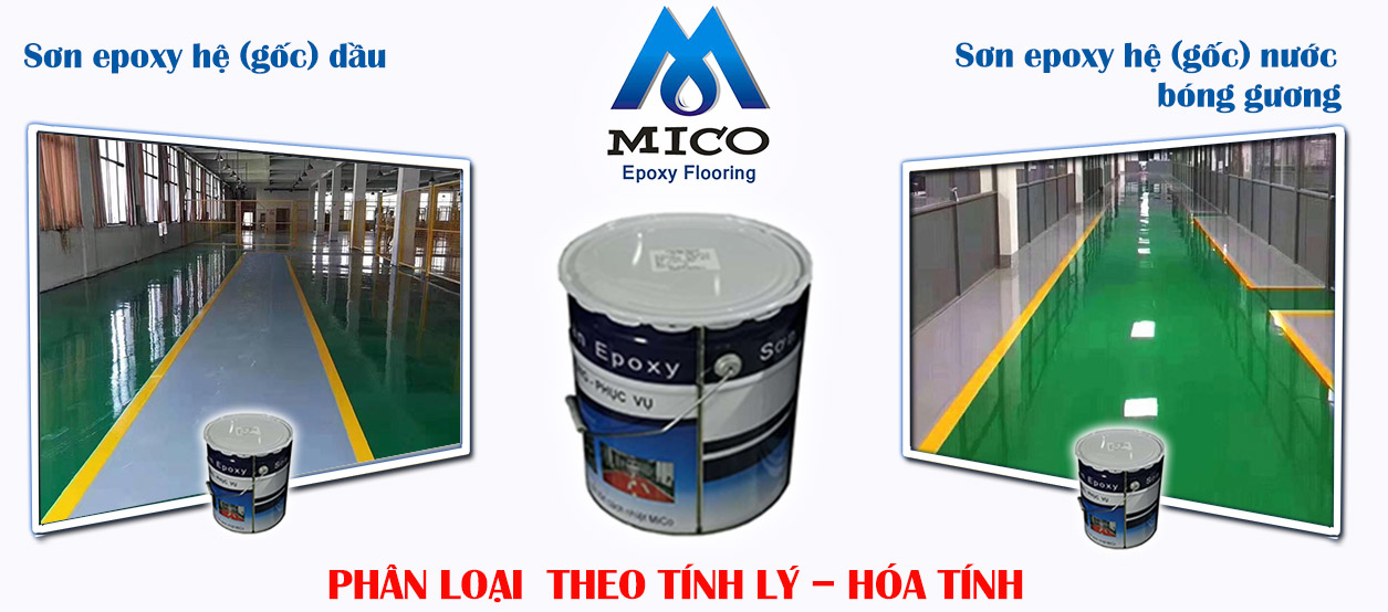 sơn epxy hệ (gốc) nước epoxy hệ (gốc) dầu sơn epoxy mico